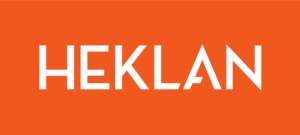 Heklan Logo, Negatívt, Rauður Bakgrunnur Heklan Logo, Negatívt, Rauður Bakgrunnur