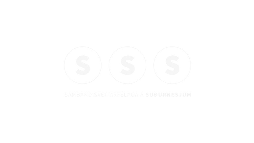 SSS Logo, Hvítt, Bakgrunnslaust