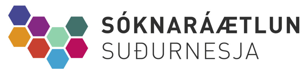 Sóknaráætlun Suðurnesja Logo, Hvítur Bakgrunnur