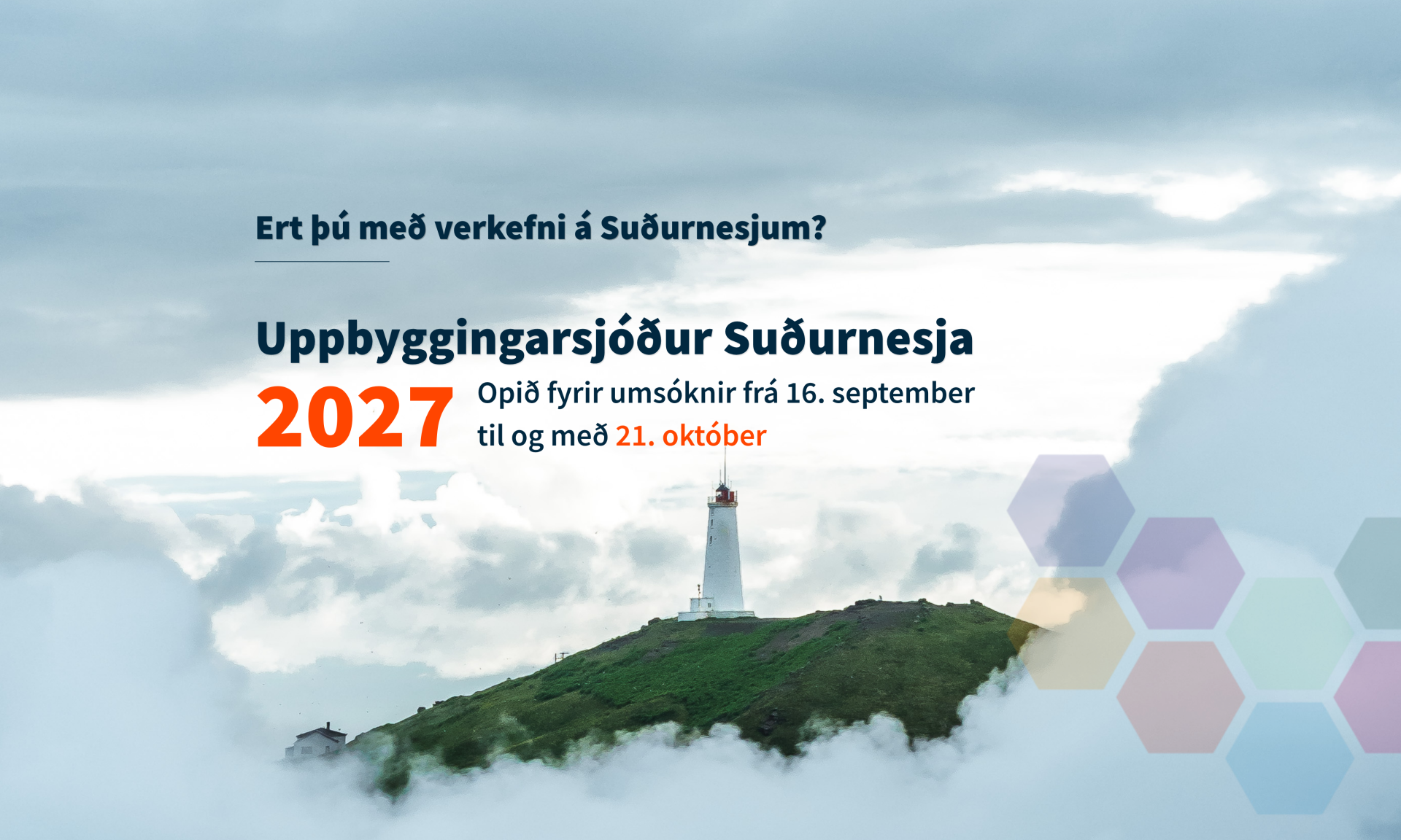 Uppbyggingarsjóður Suðurnesja 2027