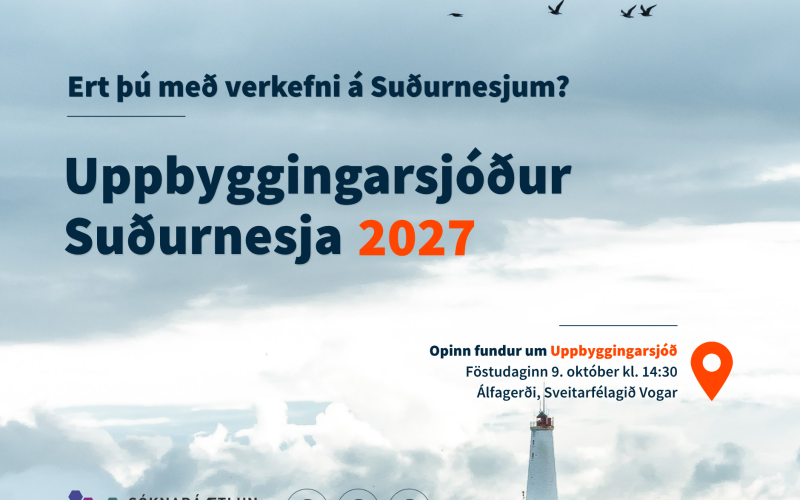 Opinn kynningarfundur um Uppbyggingarsjóð Suðurnesja í Vogum