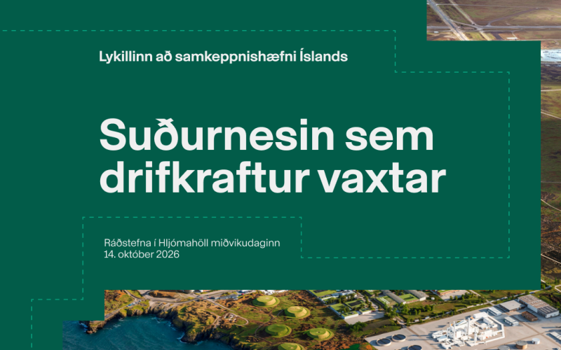 Ráðstefna í Hljómahöll 14. október: Suðurnesin sem drifkraftur vaxtar